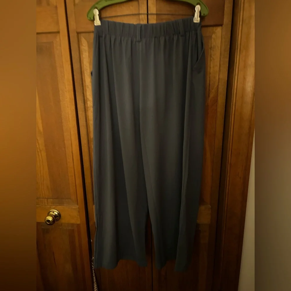 Halara Flex™ Women’s Sz LP High Waisted Pocket Wide Leg Waffle Work Pants - NWT